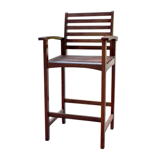 Andover Mills™ Ponce Solid Wood 29'' Stool & Reviews Wayfair
